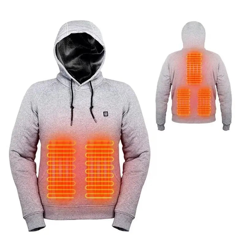 5 Zone Heating Hoodie Smart Heated